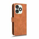 For itel A50 Skin Feel Magnetic Flip Leather Phone Case(Brown) - 3