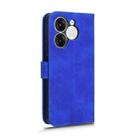 For itel A80 Skin Feel Magnetic Flip Leather Phone Case(Blue) - 3