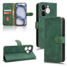 For itel A80 Skin Feel Magnetic Flip Leather Phone Case(Green) - 1