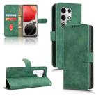 For itel S25 Ultra Skin Feel Magnetic Flip Leather Phone Case(Green) - 1