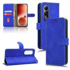 For itel S25 Skin Feel Magnetic Flip Leather Phone Case(Blue) - 1