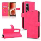 For itel S25 Skin Feel Magnetic Flip Leather Phone Case(Rose Red) - 1