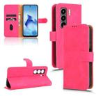 For itel Power 70 Skin Feel Magnetic Flip Leather Phone Case(Rose Red) - 1