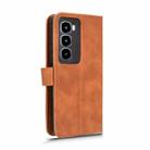 For itel City 100 Skin Feel Magnetic Flip Leather Phone Case(Brown) - 3