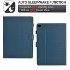 For iPad Air 10.5 2019 Solid Color Fiber Texture Smart Tablet Leather Case(Royal Blue) - 3