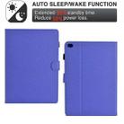 For iPad Air 10.5 2019 Solid Color Fiber Texture Smart Tablet Leather Case(Purple) - 3