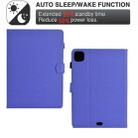 For iPad Air 11 2024 Solid Color Fiber Texture Smart Tablet Leather Case(Purple) - 3