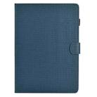 For Samsung Galaxy Tab A7 Lite Solid Color Fiber Texture Smart Tablet Leather Case(Royal Blue) - 3