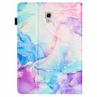 For Samsung Galaxy Tab A 10.5 T590 Marble Litchi Leather Smart Tablet Case(Purple Blue) - 3