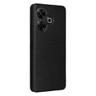 For Redmi 13 4G Carbon Fiber Texture Flip Leather Phone Case(Black) - 3