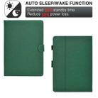 For Amazon Kindle 11th 2022 Solid Color Fiber Texture Smart Tablet Leather Case(Green) - 3