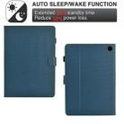 For Amazon Kindle Fire HD 10 2023 / 2021 Solid Color Fiber Texture Smart Tablet Leather Case(Royal Blue) - 3