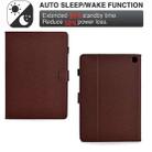 For Amazon Kindle Fire HD 10 Plus 2021 Solid Color Fiber Texture Smart Tablet Leather Case(Brown) - 3