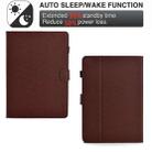 For Amazon Kindle Paperwhite 12th Gen 2024 Solid Color Fiber Texture Smart Tablet Leather Case(Brown) - 3