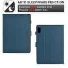 For Lenovo Tab M9 TB-310FU Solid Color Fiber Texture Smart Tablet Leather Case(Royal Blue) - 3