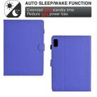 For Lenovo Tab M9 TB-310FU Solid Color Fiber Texture Smart Tablet Leather Case(Purple) - 3