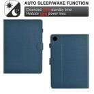 For Lenovo Tab M10 Gen 3 Solid Color Fiber Texture Smart Tablet Leather Case(Royal Blue) - 3
