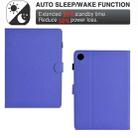 For Lenovo Tab M10 Gen 3 Solid Color Fiber Texture Smart Tablet Leather Case(Purple) - 3
