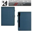For Lenovo Tab P12 Solid Color Fiber Texture Smart Tablet Leather Case(Royal Blue) - 3