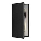 For Samsung Galaxy S25 Ultra 5G Carbon Fiber Texture Flip Leather Phone Case(Black) - 2