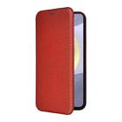 For Samsung Galaxy S25 5G Carbon Fiber Texture Flip Leather Phone Case(Brown) - 2