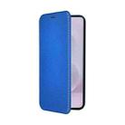For Samsung Galaxy S25 Edge 5G Carbon Fiber Texture Flip Leather Phone Case(Blue) - 2