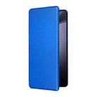 For Samsung Galaxy Z Fold6 Carbon Fiber Texture Flip Leather Phone Case(Blue) - 2