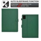 For Xiaomi Redmi Pad SE Solid Color Fiber Texture Smart Tablet Leather Case(Green) - 3