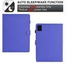 For Xiaomi Redmi Pad SE Solid Color Fiber Texture Smart Tablet Leather Case(Purple) - 3