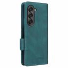 For Samsung Galaxy Z Fold6 Magnetic Clasp Leather Phone Case(Green) - 3