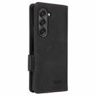 For Samsung Galaxy Z Fold6 Magnetic Clasp Leather Phone Case(Black) - 3