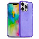 For iPhone 16 Pro Max Glitter Powder TPU Hybrid PC Phone Case(Purple) - 1