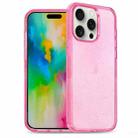 For iPhone 16 Pro Max Glitter Powder TPU Hybrid PC Phone Case(Pink) - 1