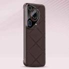 For Huawei Pura 70 Pro Borderless Upshrink Camera Protection Phone Case(Brown) - 1