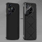 For Huawei Pura 70 Borderless Upshrink Camera Protection Phone Case(Black) - 1