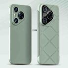 For Huawei Pura 70 Borderless Upshrink Camera Protection Phone Case(Green) - 1