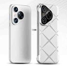 For Huawei Pura 70 Borderless Upshrink Camera Protection Phone Case(Silver) - 1