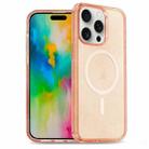 For iPhone 16 Pro Glitter Powder TPU Hybrid PC MagSafe Phone Case(Orange) - 1