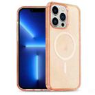 For iPhone 13 Pro Glitter Powder TPU Hybrid PC MagSafe Phone Case(Orange) - 1