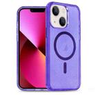 For iPhone 13 Glitter Powder TPU Hybrid PC MagSafe Phone Case(Purple) - 1