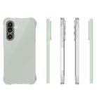 For Samsung Galaxy M56 5G Shockproof Non-slip Thickening TPU Phone Case(Transparent) - 2