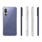 For Samsung Galaxy M36 5G Shockproof Non-slip Thickening TPU Phone Case(Transparent) - 2
