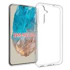 For Samsung Galaxy M35 5G Waterproof Texture TPU Phone Case(Transparent) - 1