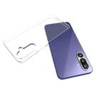 For Samsung Galaxy M36 5G Waterproof Texture TPU Phone Case(Transparent) - 3
