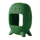 For JBL Clip 5 Portable Speaker Soft Silicone Protective Case(Green) - 3