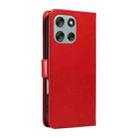 For Motorola Moto G56 5G Cat and Bee Embossed Flip Leather Phone Case(Red) - 3