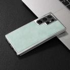 For Samsung Galaxy S22 Ultra 5G Electroplated Side PU Hybrid TPU MagSafe Phone Case(Green) - 2