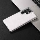 For Samsung Galaxy S22+ 5G Electroplated Side PU Hybrid TPU MagSafe Phone Case(White) - 2