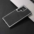 For Samsung Galaxy S23 5G Electroplated Side PU Hybrid TPU MagSafe Phone Case(Black) - 2