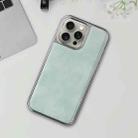 For iPhone 13 Pro Electroplated Side PU Hybrid TPU MagSafe Phone Case(Green) - 2